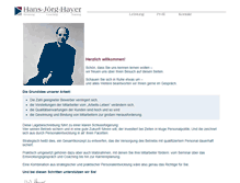 Tablet Screenshot of hjhayer.de